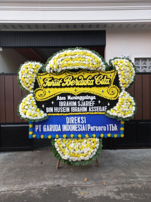 Papan Bunga Duka di Kuly Lanny
